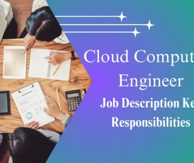 Cloud Computing Engineer Job Description Key Responsibilities